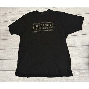 Old Forester Distilling Co Bourbon Louisville Kentucky T Shirt Size XL